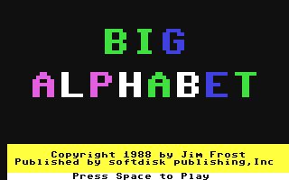Big Alphabet — sstitle (WOR)