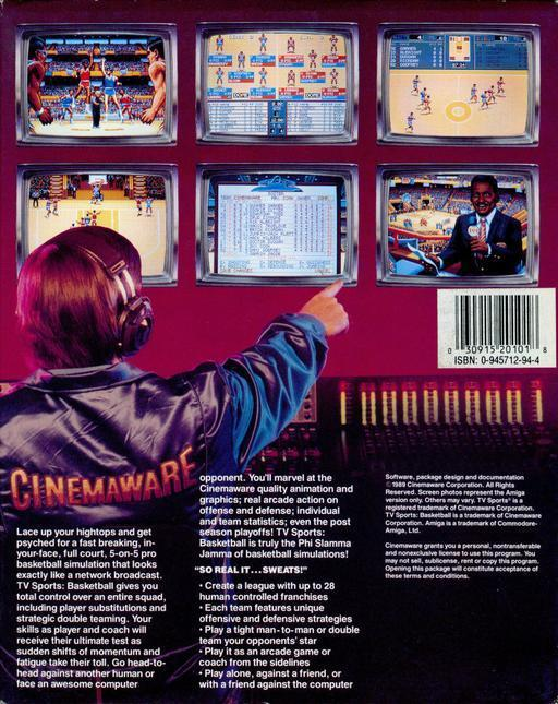 TV Sports Basketball — box-2D-back (EU)