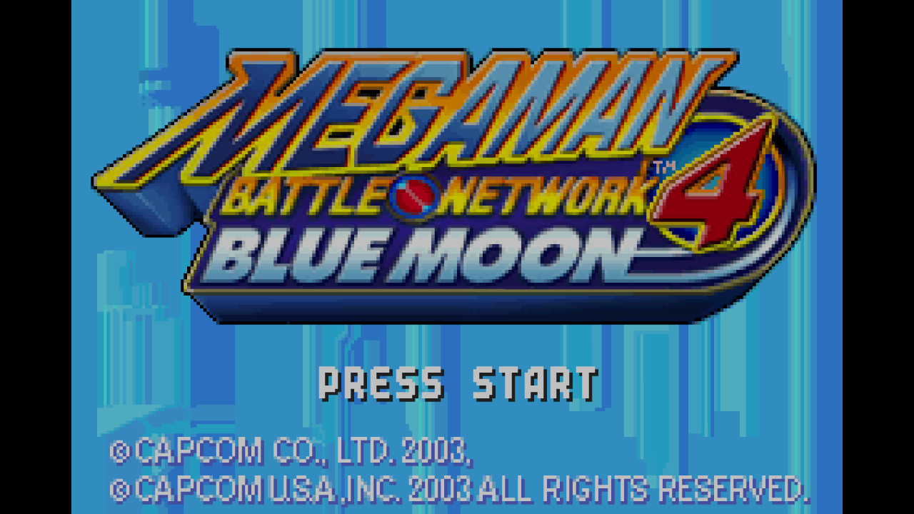 Mega Man Battle Network 4 - Blue Moon — sstitle (WOR)