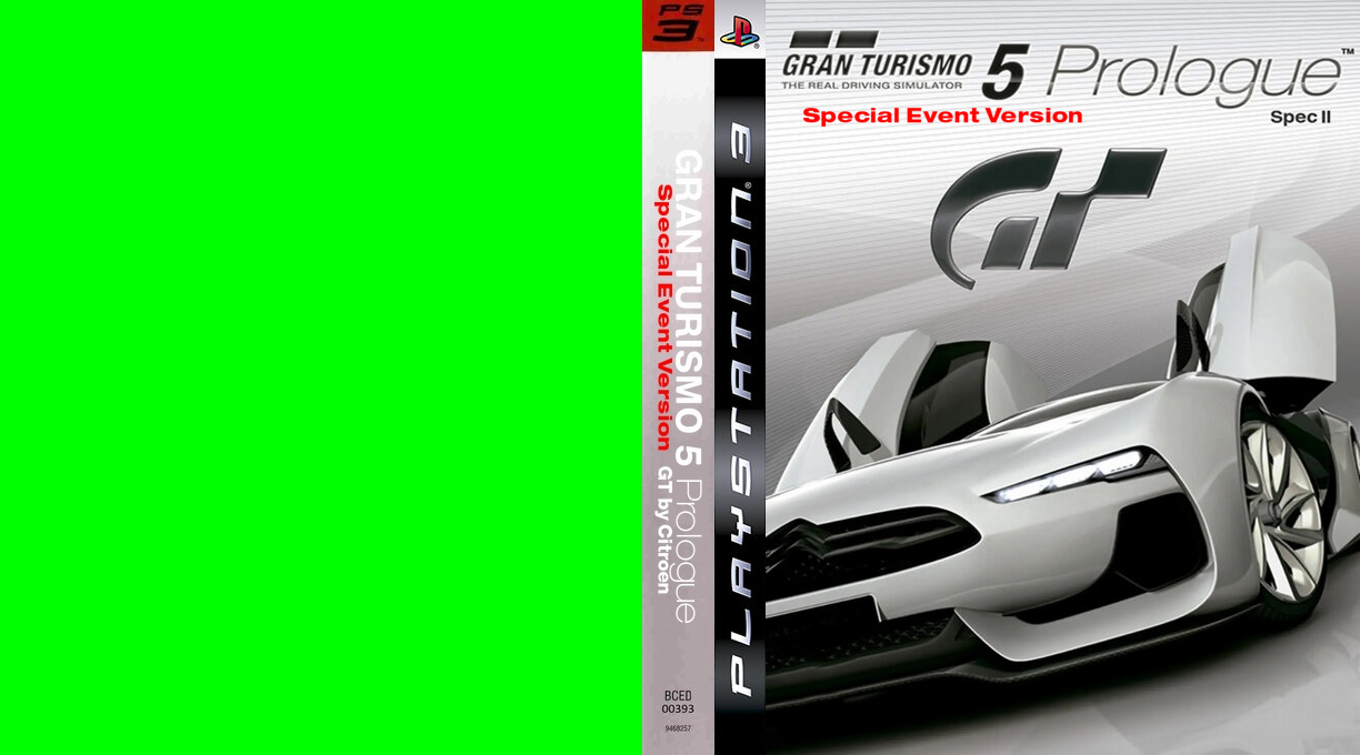 Gran Turismo 5 Prologue Spec 2 Special Event Version - GT by Citroen — box-texture (EU)
