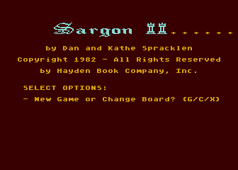 Sargon 2 — sstitle (WOR)