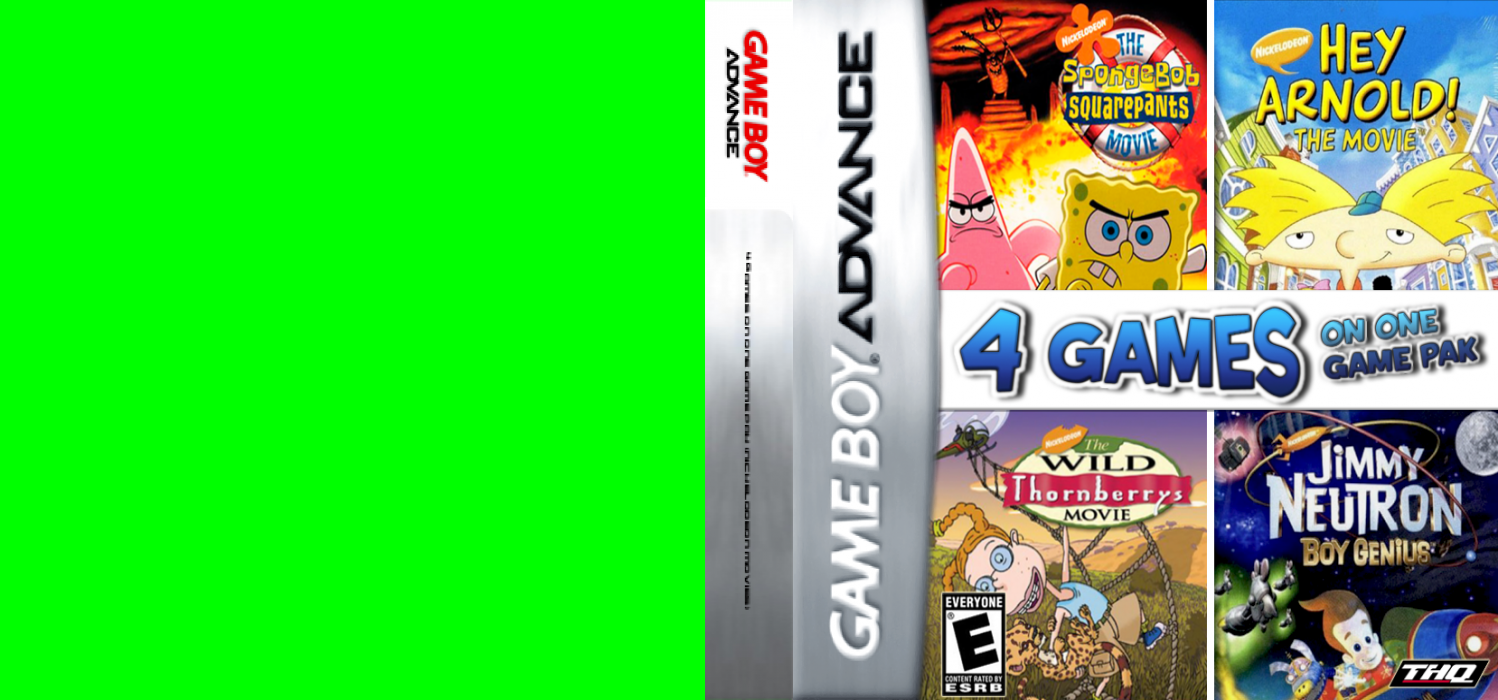4 Games on One Game Pak — box-texture (US)