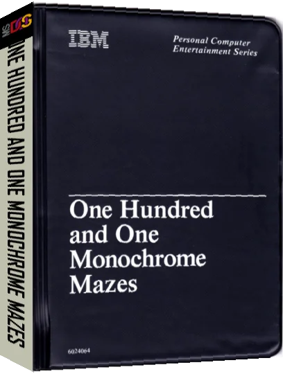 One Hundred And One Monochrome Mazes — box-3D (US)