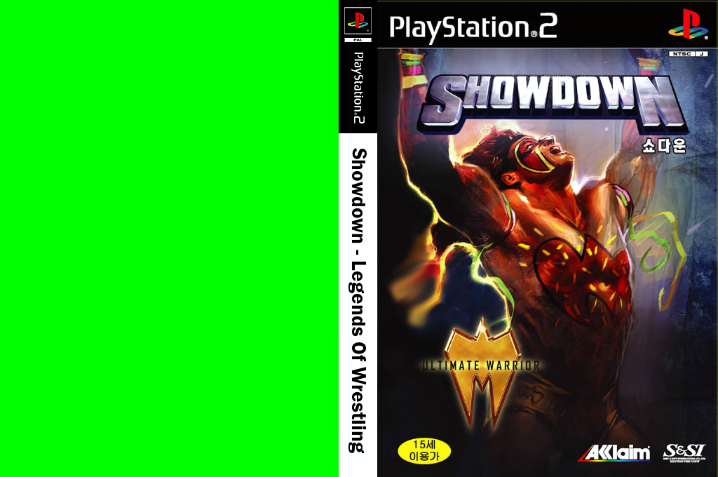 Showdown - Legends Of Wrestling — box-texture (KR)