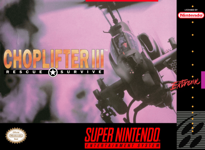Choplifter 3 box art