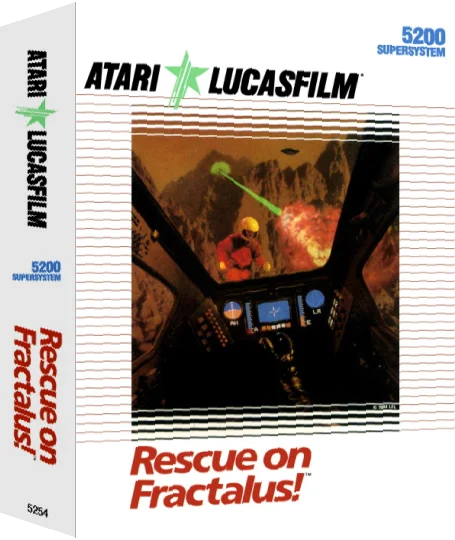 Rescue on Fractalus! — box-3D (US)