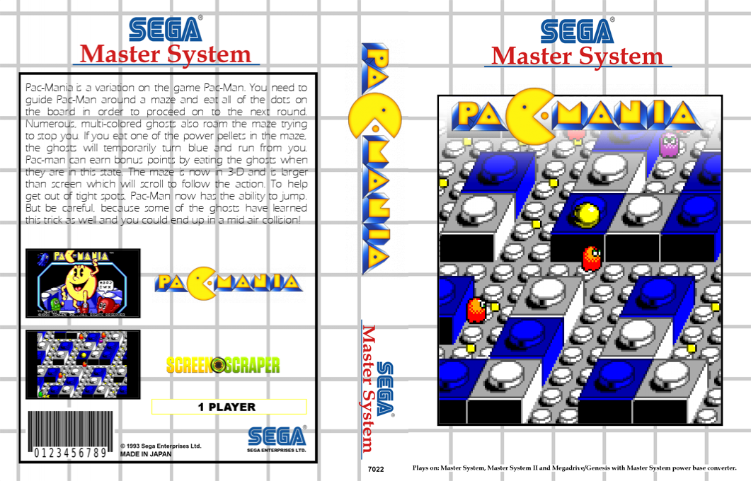 Pac-Mania — box-texture (SS)