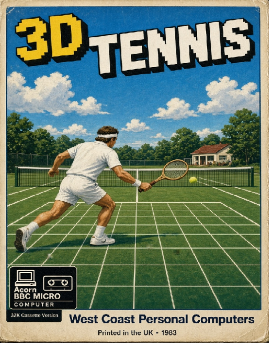 3D Tennis box art