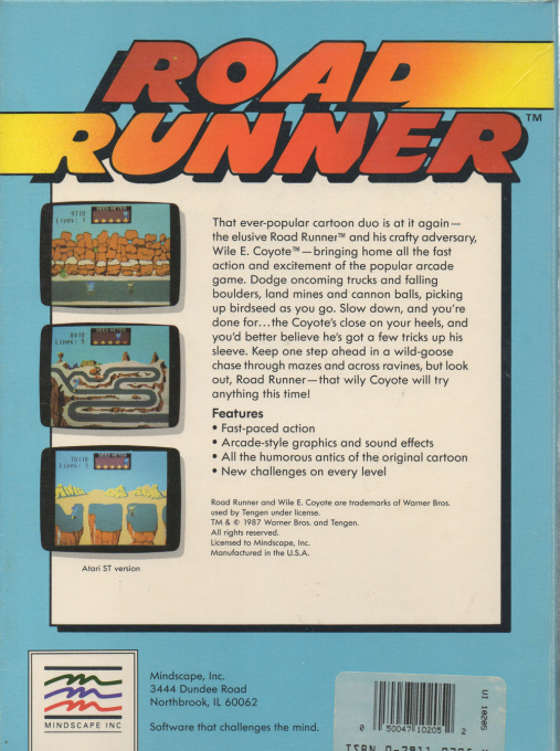 Road Runner — box-2D-back (US)