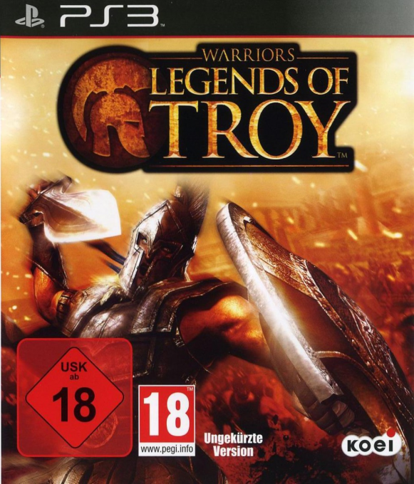 Warriors - Legends of Troy — box-2D (DE)