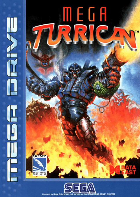 Mega Turrican — box-2D (EU)