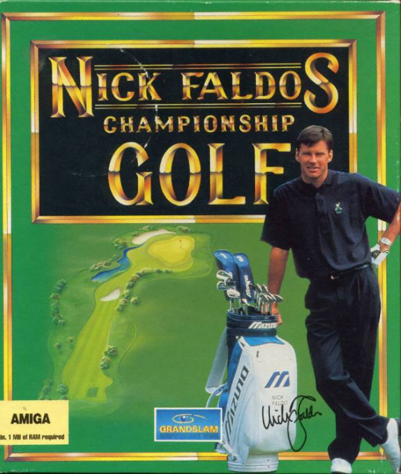Nick Faldo's Championship Golf box art