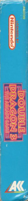 Double Dragon 3 : The Arcade Game — box-2D-side (EU)