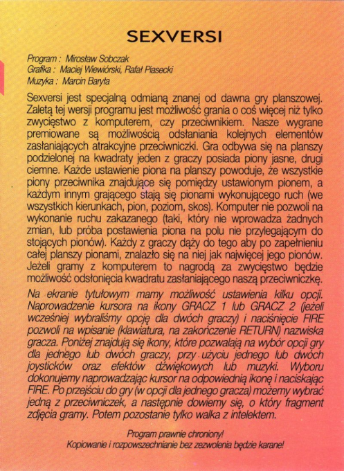 Sexversi — box-2D-back (WOR)