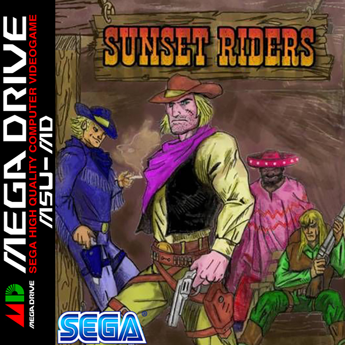 Sunset Riders box art