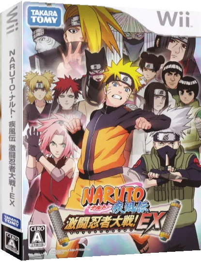 Naruto Shippuuden - Gekitou Ninja Taisen! EX — box-3D (JP)
