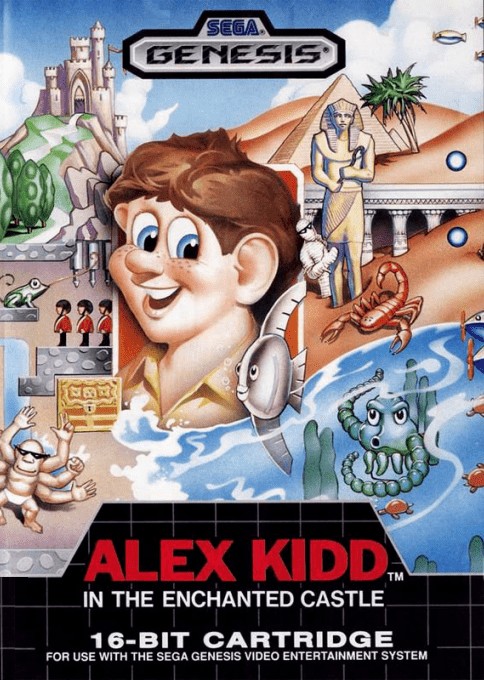 Alex Kidd In The Enchanted Castle box art