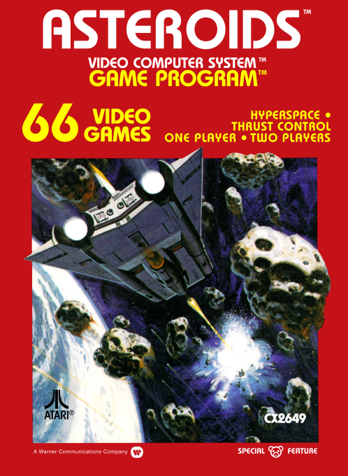 Asteroids box art