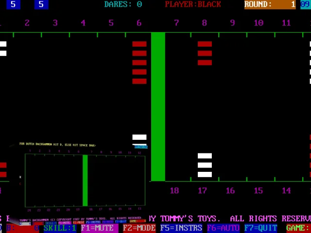 Tommy's Backgammon — mixrbv2 (WOR)