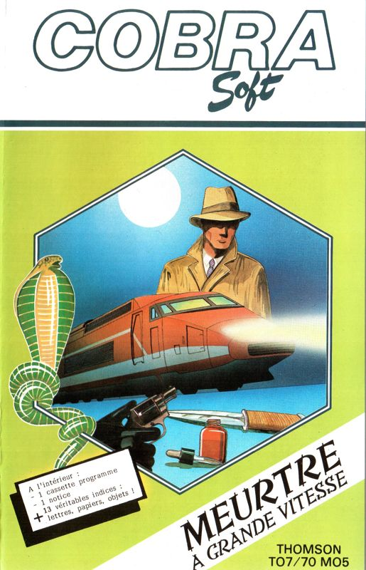 Meurtre A Grande Vitesse box art