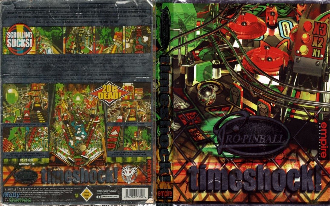 Pro Pinball - Timeshock! — box-texture (EU)