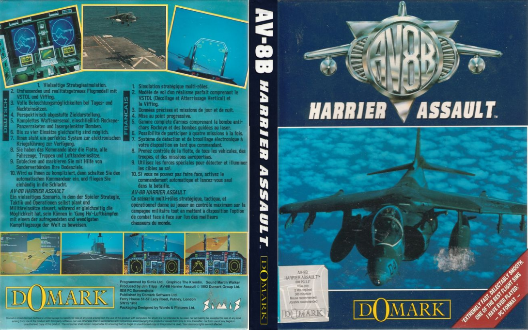 Av8b Harrier Assault — box-texture (EU)