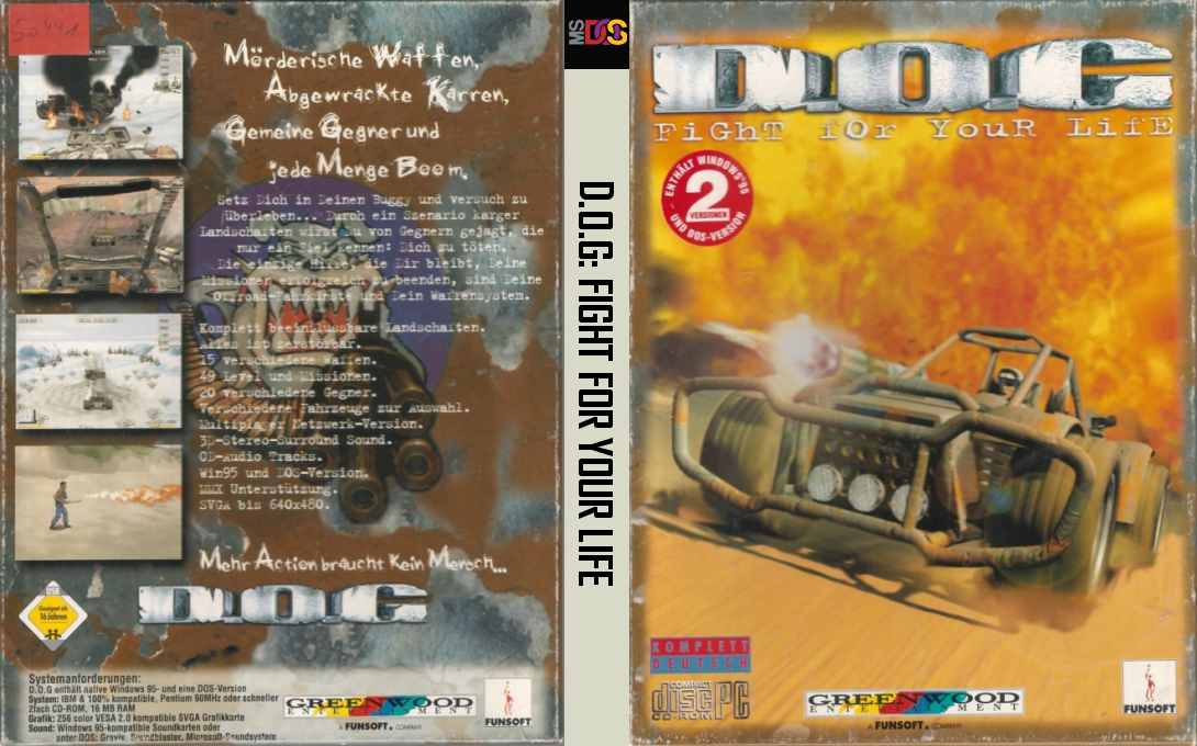 D.o.g - Fight For Your Life — box-texture (DE)