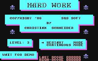 Hard Work — sstitle (WOR)