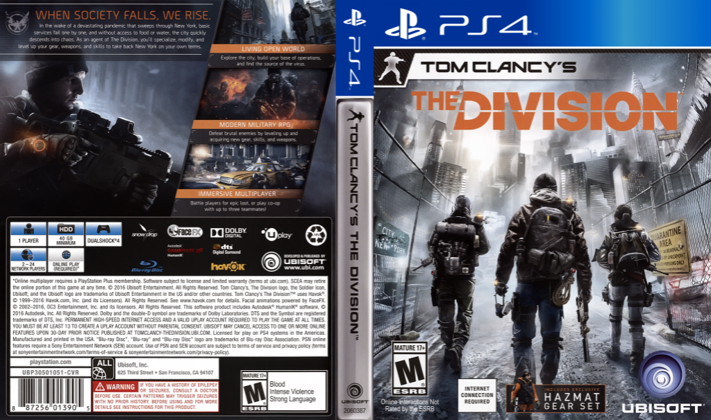 Tom Clancy's The Division — box-texture (US)