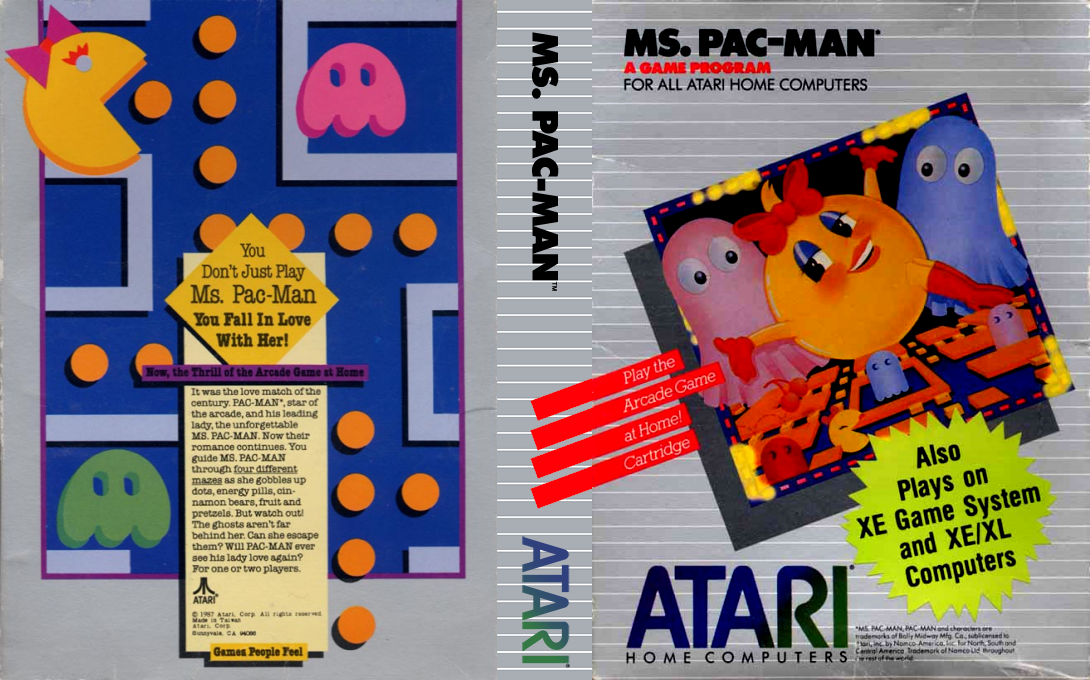 Ms. Pac-man — box-texture (US)