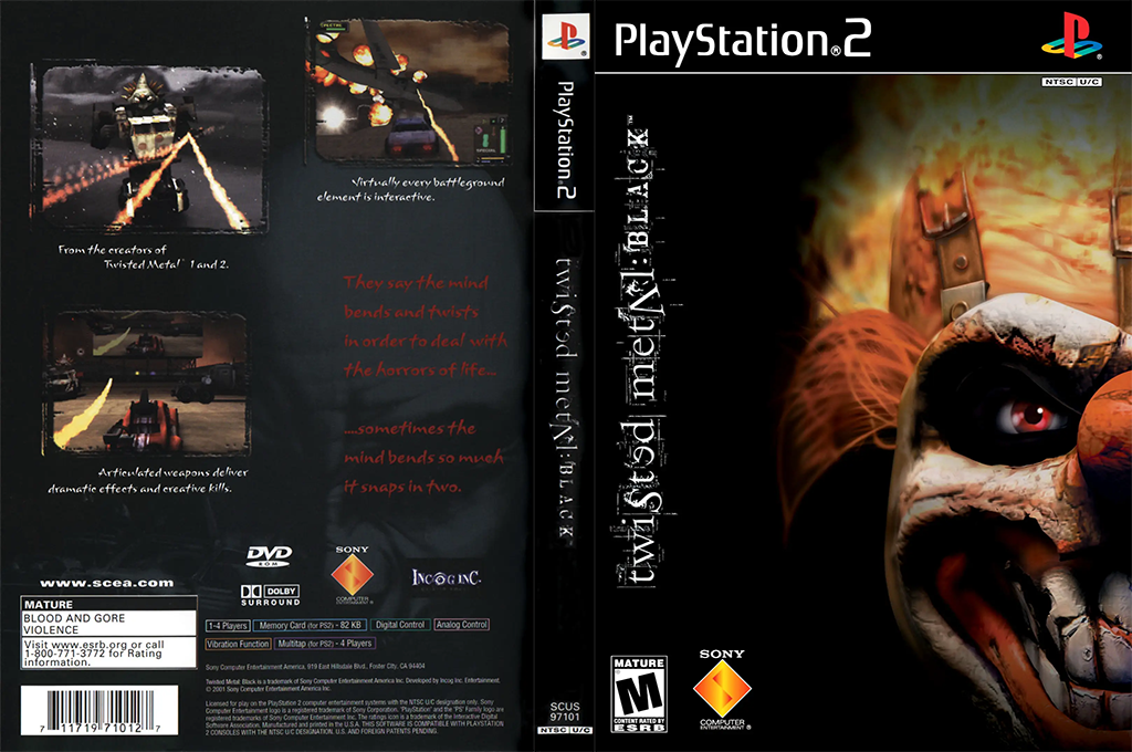 Twisted Metal - Black — box-texture (US)