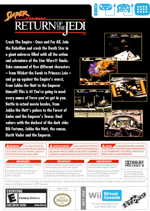 Super Star Wars - Return Of The Jedi — box-2D-back (US)