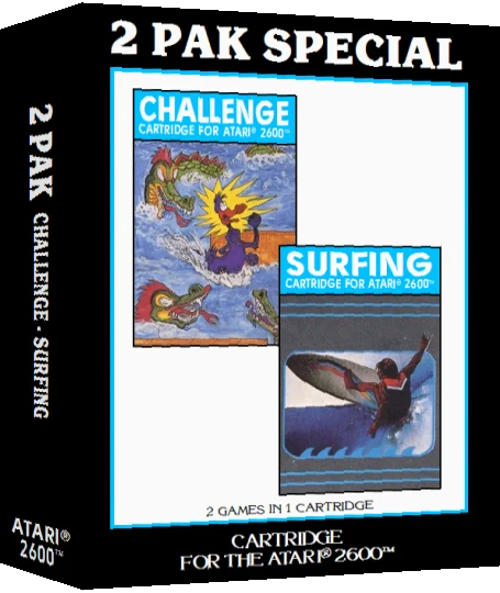 2 Pak Special - Challenge - Surfing — box-3D (EU)