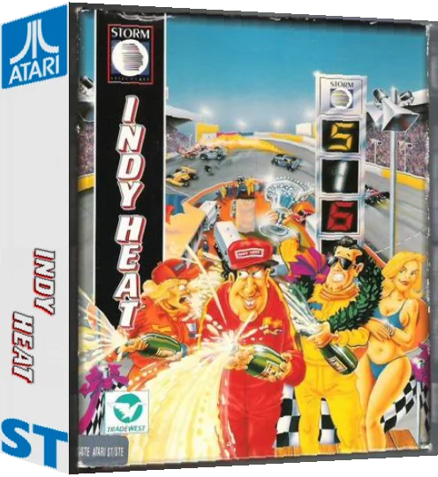 Indy Heat — box-3D (EU)