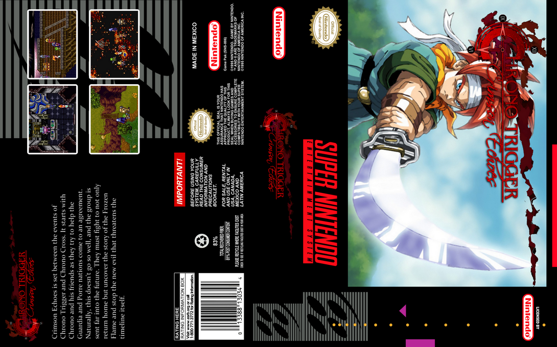 Chrono Trigger : Crimson Echoes — box-texture (US)