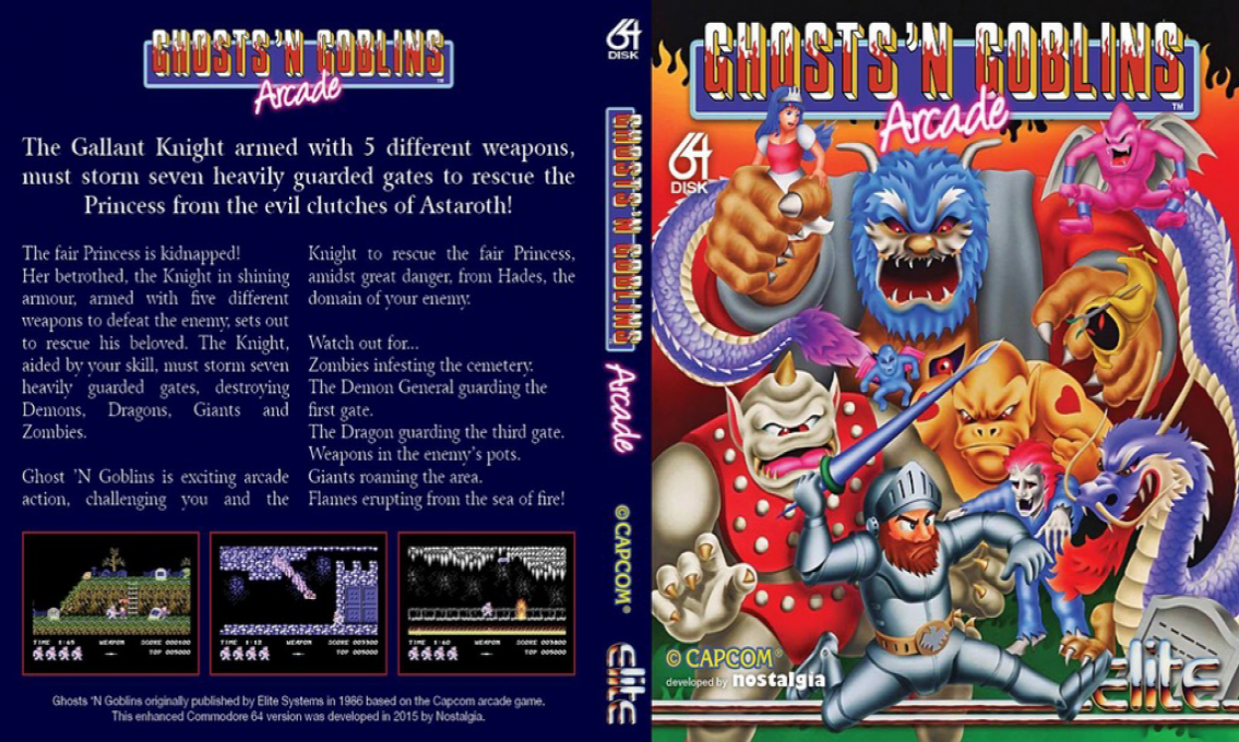 Ghosts'n Goblins Arcade — box-texture (CUS)
