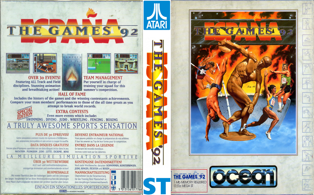 Games '92, The - Espana — box-texture (EU)