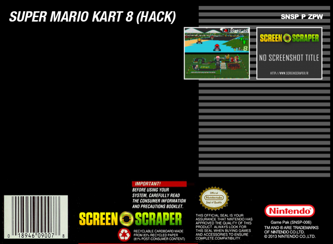 Super Mario Kart 8 — box-2D-back (US)