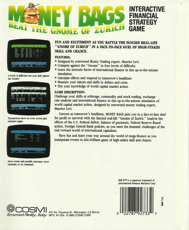Money Bags - Beat the Gnome of Zurich — box-2D-back (US)