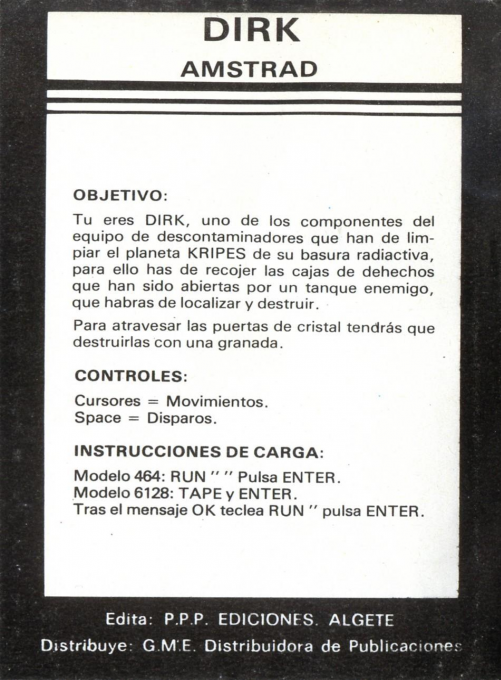 Dirk — box-2D-back (SP)