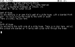 Mini-Zork I - The Great Underground Empire — ss (WOR)