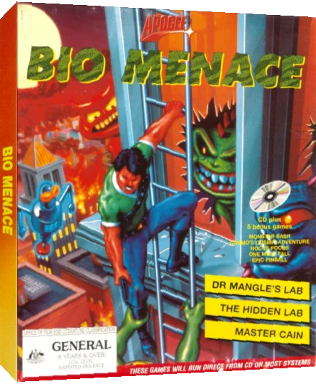 Bio Menace — box-3D (US)