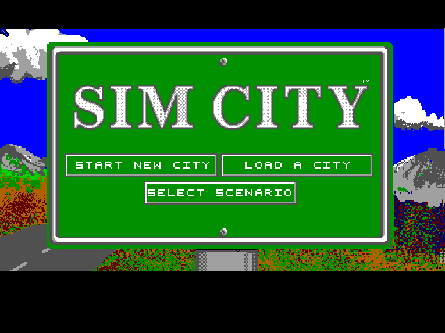 Sim City — sstitle (JP)