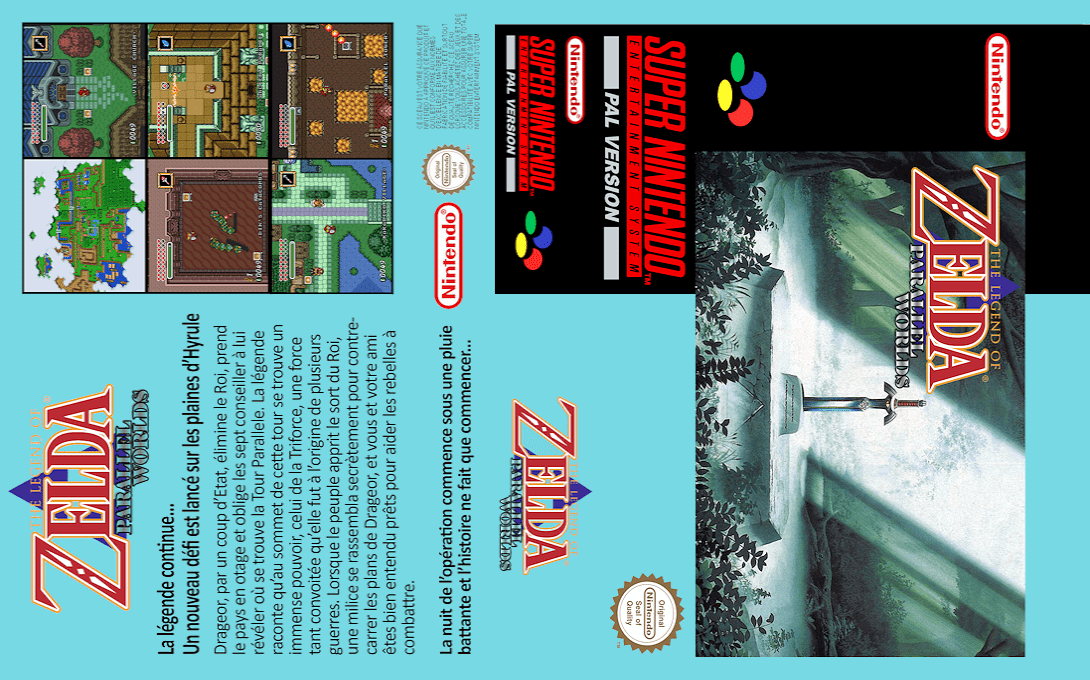 Legend Of Zelda, The : Parallel Worlds — box-texture (EU)