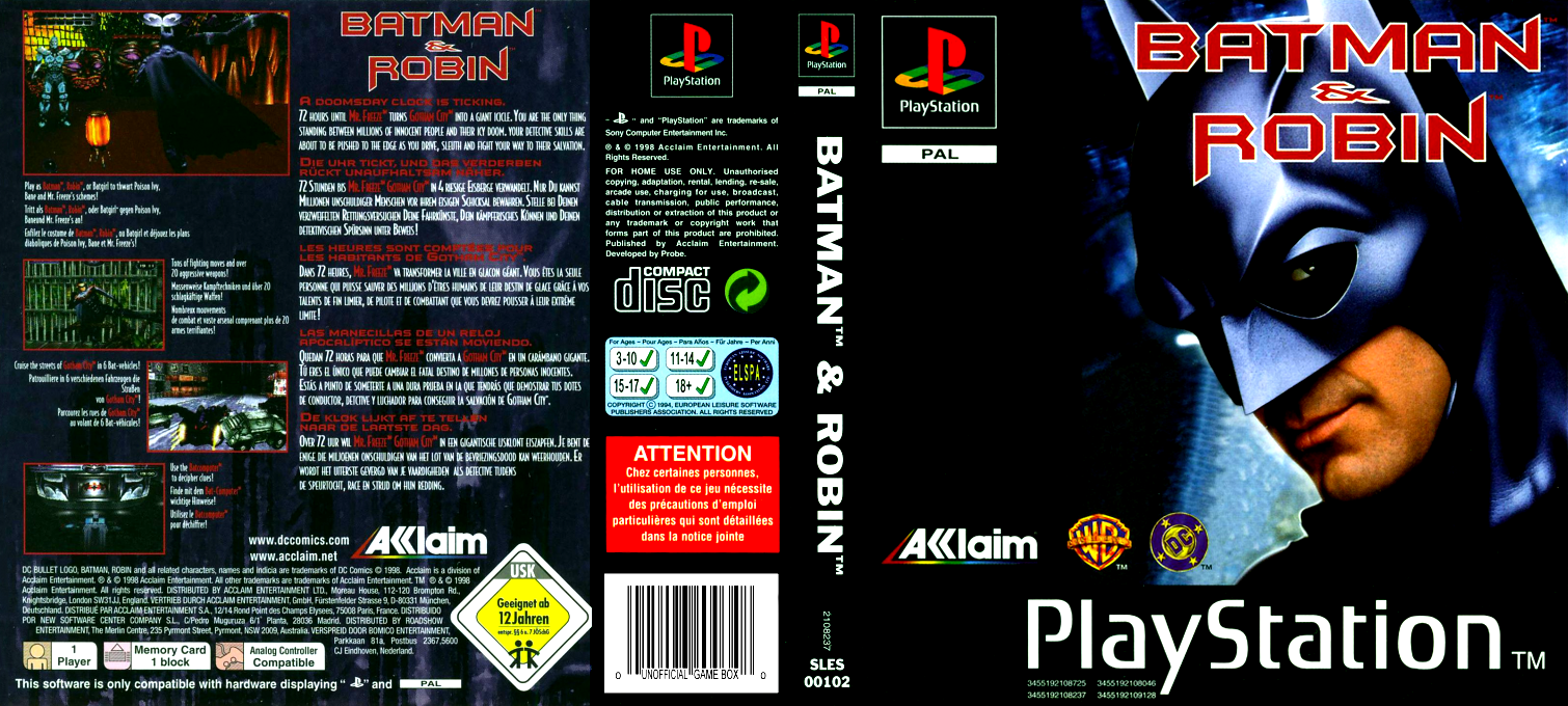 Batman & Robin — box-texture (EU)