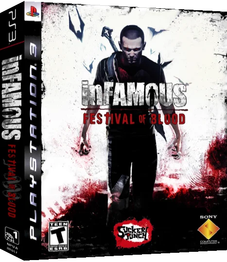 InFamous 2 - Festival of Blood — box-3D (US)