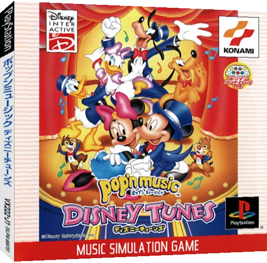 Pop'n Music - Disney Tunes — box-3D (JP)