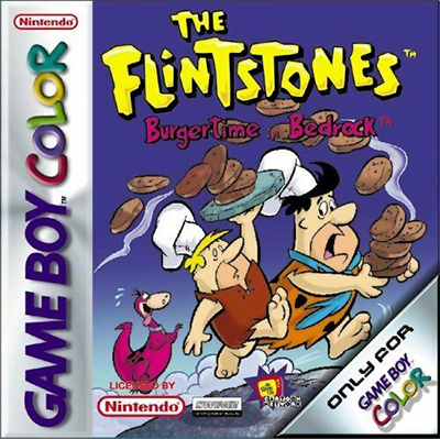The Flintstones : Burgertime in Bedrock — box-2D (EU)