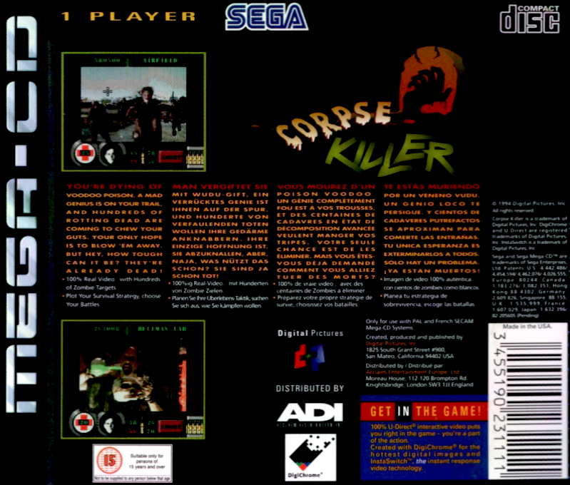 Corpse Killer — box-2D-back (EU)
