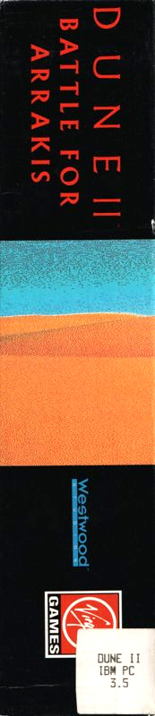 Dune 2 - Battle for Arrakis — box-2D-side (SP)